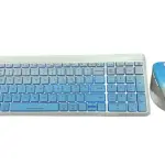 Premium Multi-Device Wireless Keyboard & Ergonomic Mouse Combo | Bluetooth, 2.4G Mac/Windows